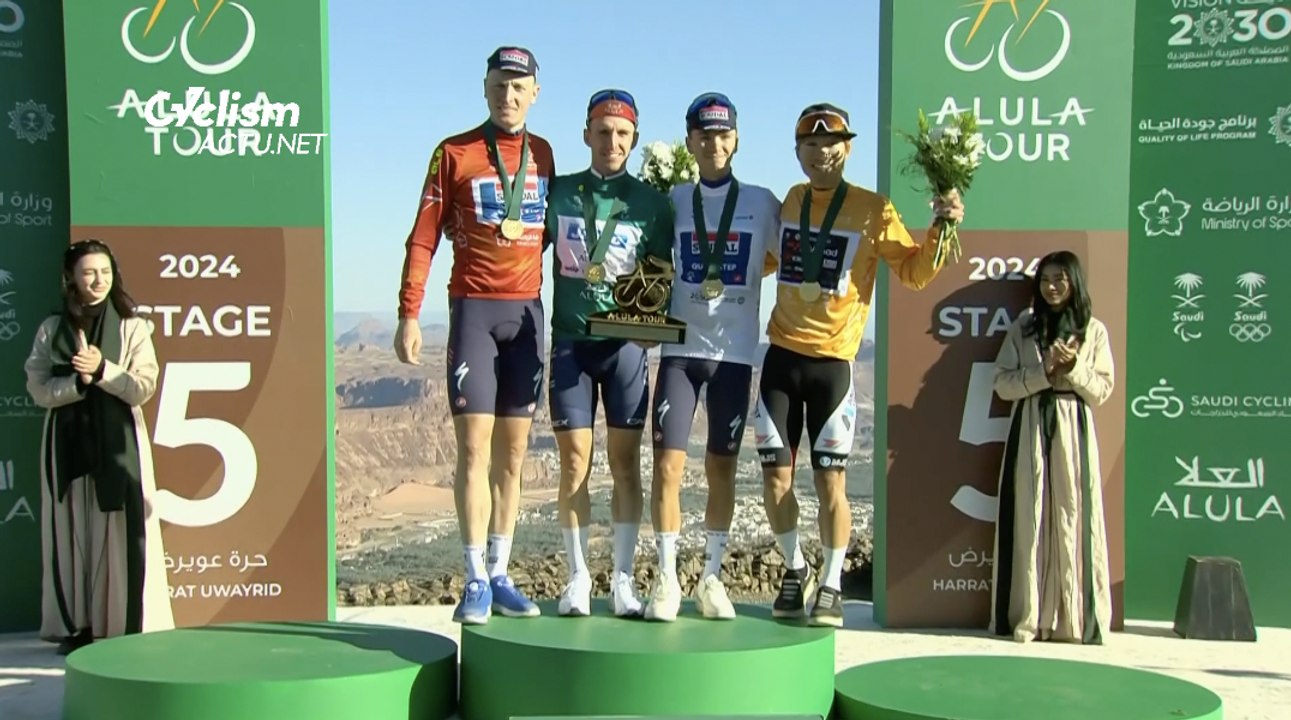 AlUla Tour 2024 - Best of, higlights et résumé avec Simon Yates à l'AlUla Tour