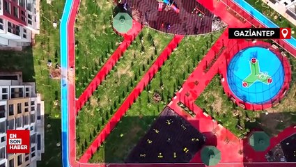 İslahiye'de afetzedeler için inşa edilen konutlar