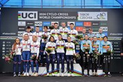 Cyclo-cross- Championnats du Monde - Tabor 2024 - La France en or sur le relais mixte aux Mondiaux de cyclo-cross à Tabor