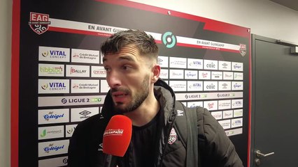 EAG - FC Annecy (1-4) : la. réaction d'Enzo Basilio