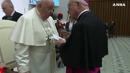 Papa, "preoccupano attacchi a ebrei, speravo mai piu'"