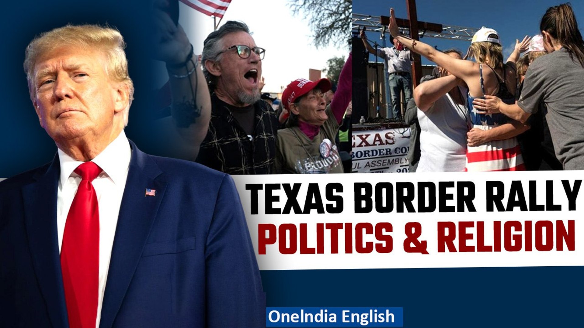 ⁣U.S News: Trump-focused Texas border rally 'Take Our Border Back' blends politics and reli