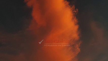 Μοναδικά χρώματα στον ουρανό της Σιάτιστας!