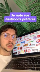 Je note vos Fastfoods préférés !