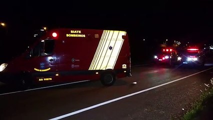 Homem fica ferido em acidente de moto no São Cristóvão