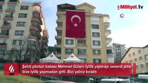 Şehit pilot Cemil Gülen'in acı haberi Ankara'daki ailesine ulaştı