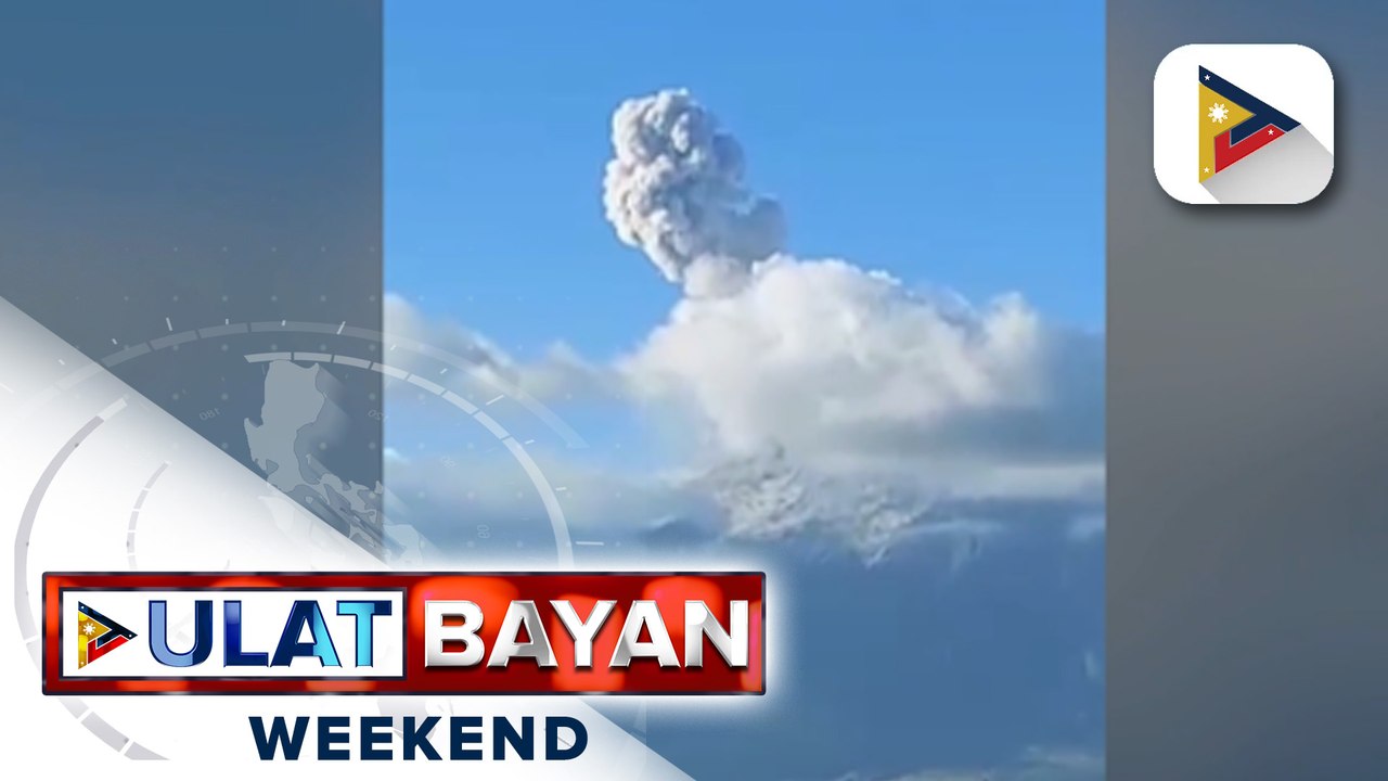 Bulkang Mayon, muling nagbuga ng abo kaninang hapon