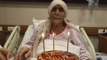 111 yaşındaki Hatice nine hayata beşinci kez 'Merhaba' dedi