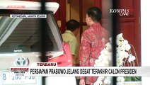 Situasi di Kediaman Prabowo Subianto di Kertanegara Jelang Debat Terakhir Capres