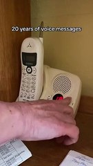 Avó guardou mensagens de voz da neta ao longo de 20 anos