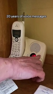 Avó guardou mensagens de voz da neta ao longo de 20 anos