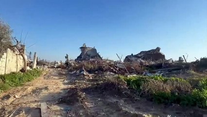 مبان سكنية تحولت إلى ركام في غزة