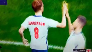 Jordan Henderson Crossbar Finesse Goal (England - France PES 2021)