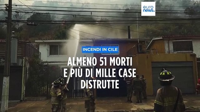 Cile: almeno 51 morti per gli incendi boschivi