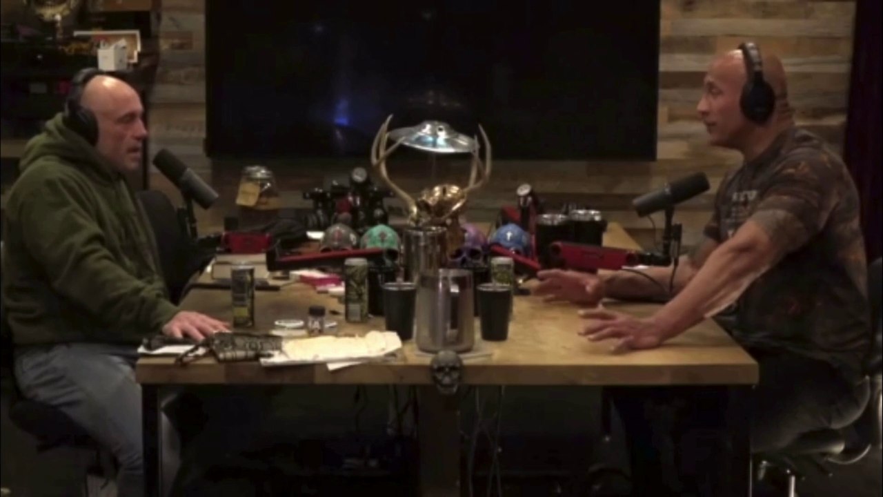 Joe Rogan - The Rock - Discuss Training & Performance - The Closest to Calling out the Rock on STEROIDS