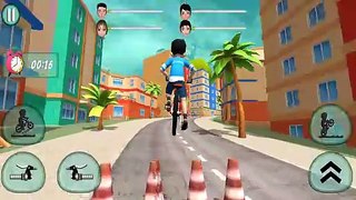 Shiva and Friends Super Bicycle Racing Android Gameplay