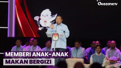Prabowo Sebut Memberi Anak-Anak Makan Bergizi  Jadi Proyek Strategis