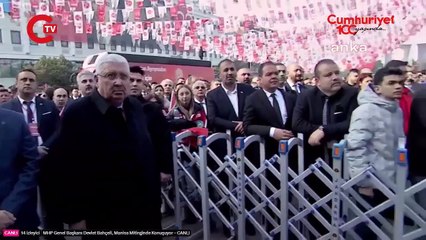 MHP Genel Başkanı Devlet Bahçeli açıklama yapıyor