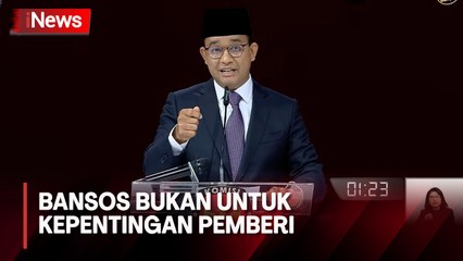 Bukan untuk Kepentingan Pemberi, Anies Bicara Bansos Plus untuk Keluarga Sejahtera