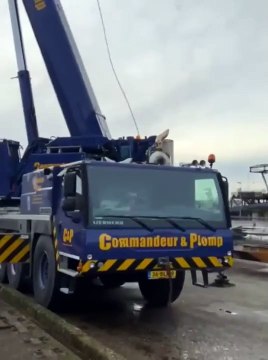 La mise à l'eau de ce bateau ne se passa pas vraiment comme prévu