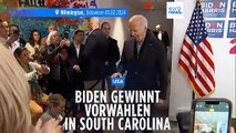 Präsident Biden gewinnt Vorwahlen in South Carolina klar