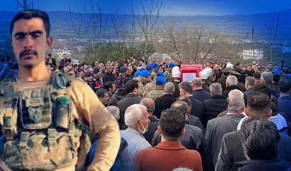 Şehit Piyade Uzman Çavuş Kadir Dingil, Osmaniye’de toprağa verildi