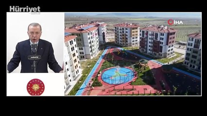 Cumhurbaşkanı Erdoğan: Seçim gündeminin deprem gündeminin önüne geçmesine asla izin vermedik