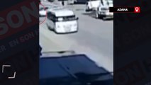 Adana'da gencin yaşamını yitirdiği kaza güvenlik kameralarında