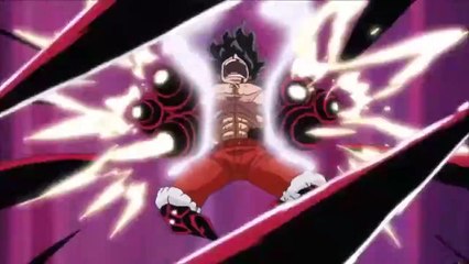 Luffy Gear 4 vs karakuri