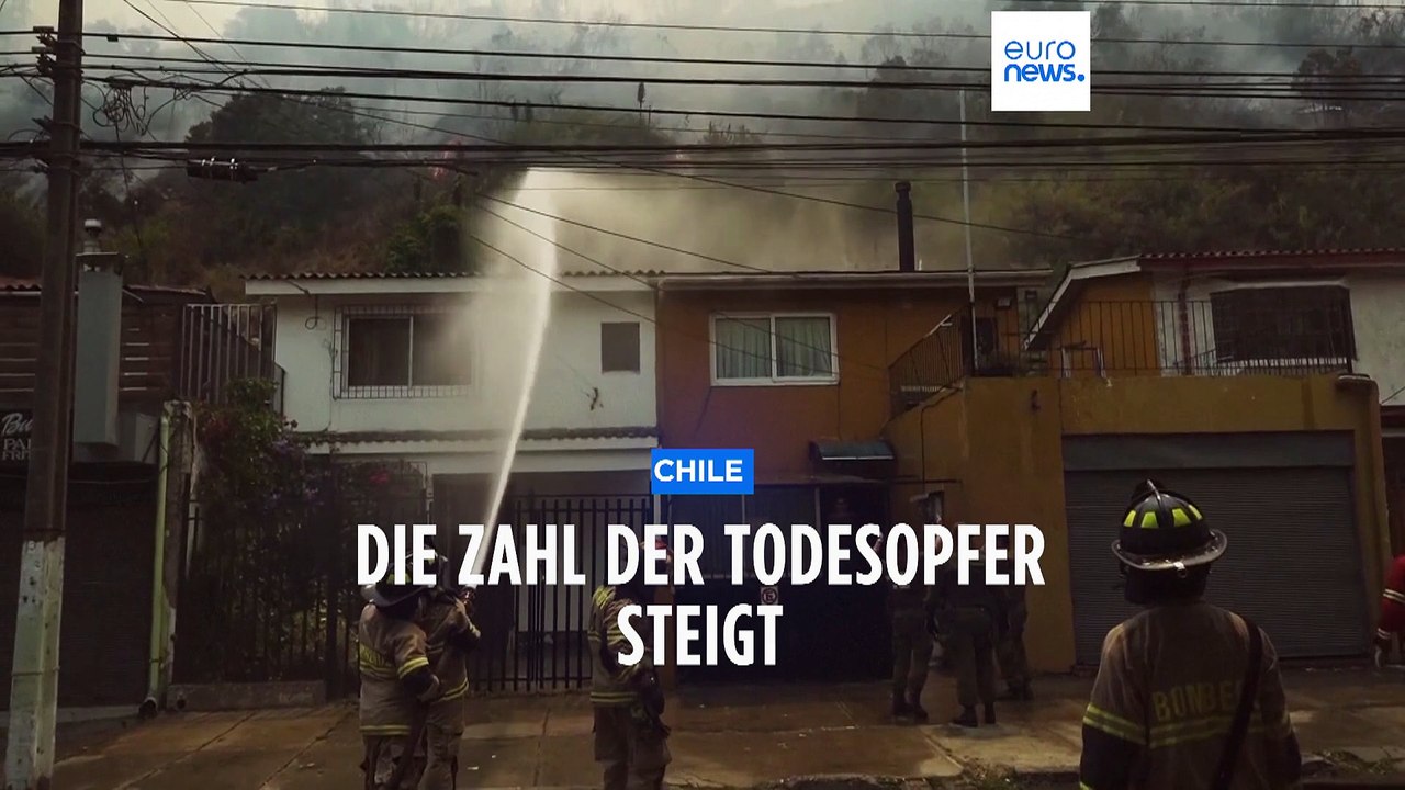 Mehr als 50 Tote bei Waldbränden in Chile - Flammen bedrohen Siedlungen