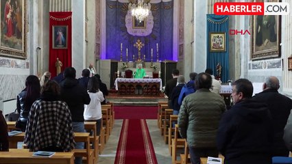 Santa Maria İtalyan Kilisesi'nde ilk Pazar ayini düzenlendi