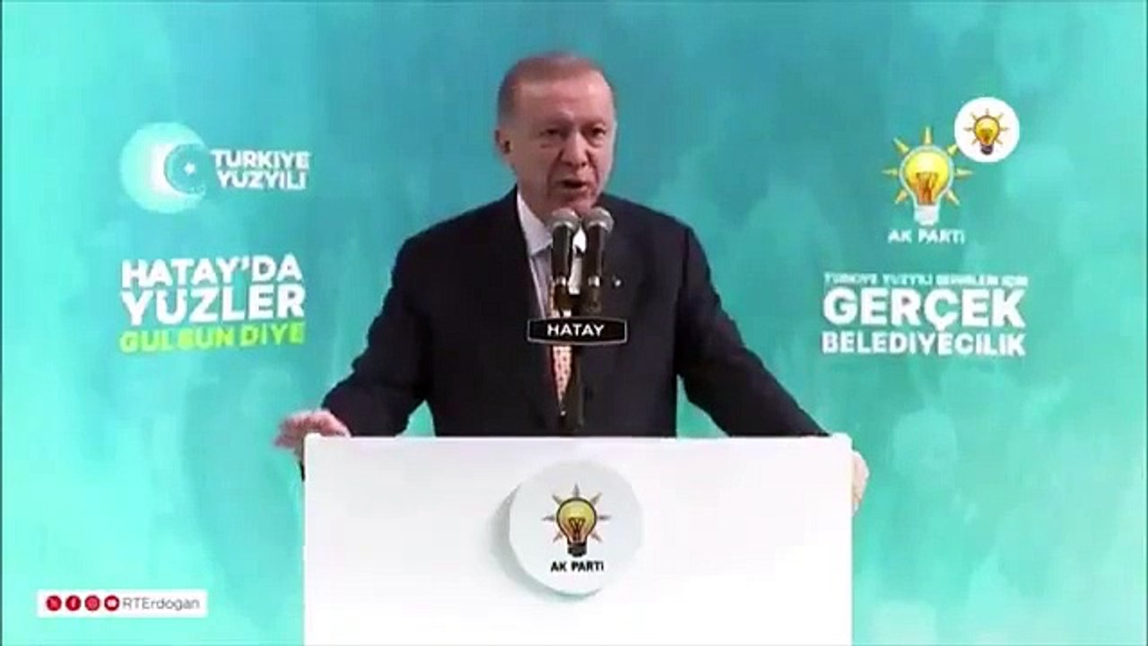 Erdoğan'ın Hatay'da yaptığı konuşma hem tartışma yarattı, hem de tepki çekti.