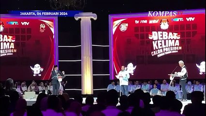 Muhaimin dan Gibran Tepuk Tangan Saat Anies Singgung Soal Bansos di Debat Kelima