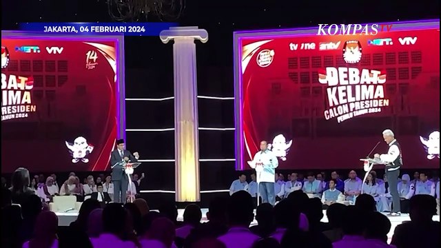 Muhaimin dan Gibran Tepuk Tangan Saat Anies Singgung Soal Bansos di Debat Kelima