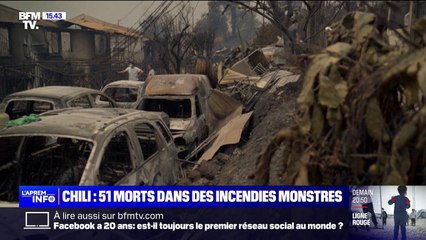 Download Video: Chili: plus de 50 morts dans des incendies qui ravagent le sud et le centre du pays