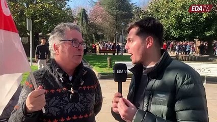 Ridículo de la izquierda en la manifestación contra la Xunta: se quedan en blanco tras preguntarles los motivos