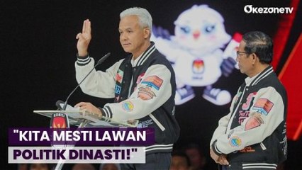 Pesan Penutup Ganjar Pranowo: Kita Mesti Lawan Politik Dinasti!