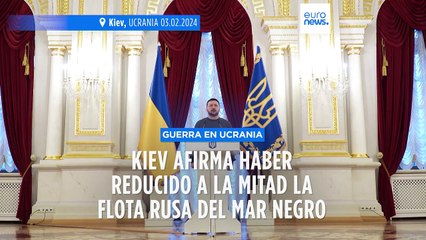 Zelenski condecora a un grupo de soldados ucranianos: "Rusia siente el dolor de sus acciones":