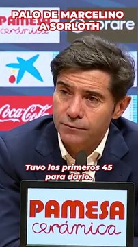 Palo de Marcelino a Sorloth: Tuvo los primeros 45 minutos para darlo