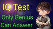 puzzles _ riddles _ IQ test  | puzzles in English