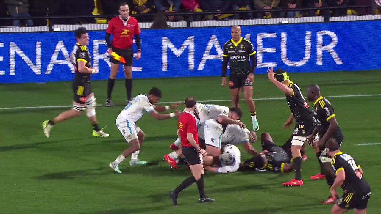 TOP 14 - Essai de Baptiste ERDOCIO (MHR) - Stade Rochelais - Montpellier Hérault Rugby