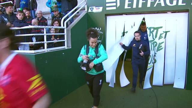 TOP 14 - Essai de Nathanael HULLEU (CO) - Section Paloise - Castres Olympique