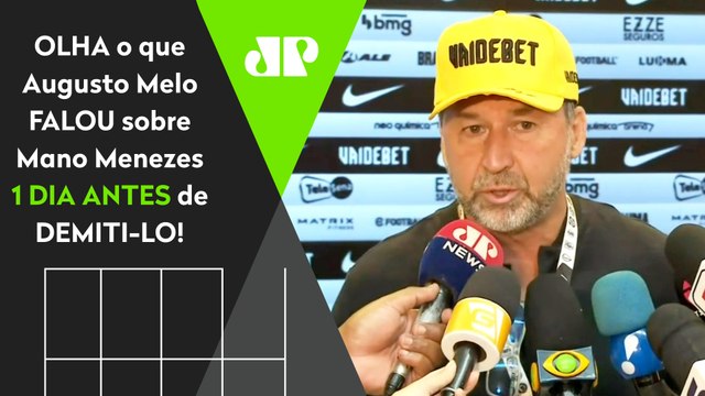 PIADA TAVA NO PASSADO! O Corinthians hoje... OLHA o que Augusto Melo FALOU após NOVA DERROTA!