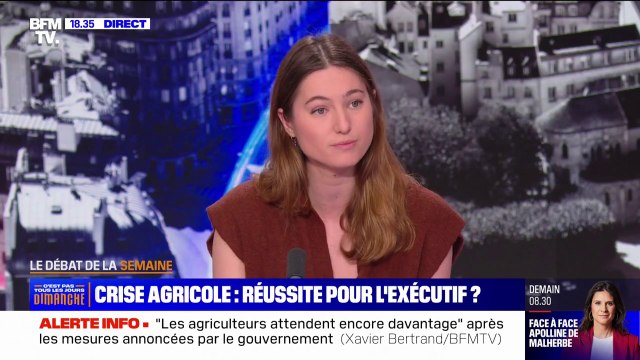 Camille Etienne, activiste: L'écologie est le grand perdant de la manière dont le gouvernement a répondu à la colère des agriculteurs