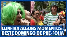 Sol, calor e multidão: confira alguns momentos deste domingo de pré-folia em BH