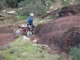 cascade de pichel sortie enduro au salagou du team alousdé