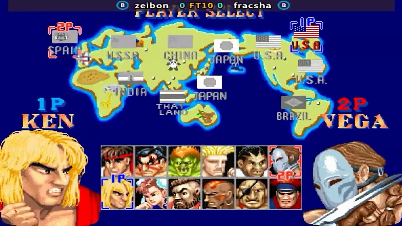 zeibon vs fracsha - Street Fighter II'- Champion Edition -  FT10