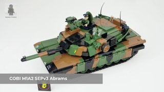 COBI Armed Forces | 2623 --- M1A2 SEPv3 Abrams --- unboxing and pure build --- part 1
