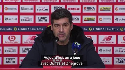 Lille - Fonseca : "Ounas et Zhegrova ont décidé du sort du match"