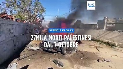 Télécharger la video: Gaza: nella Striscia oltre 27mila morti, ancora nessun accordo per una tregua tra Hamas e Israele